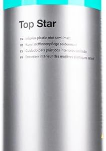 KOCHCHEMIE TS - Top Star - Interior Plastic and Vinyl Conditioner, UV Protection, Interior Plastic, Dash, Vinyl & Leather, Like New OEM Finish (1 Liter)