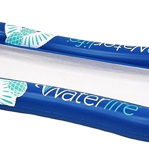 Aqua Luxury Water Pool Lounge – Extra Large – Inflatable Pool Floats for Adults with Headrest, Backrest, Footrest & Cupholder – Multiple Colors/Styles