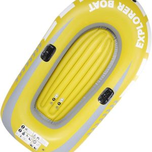 LIANGLIDE Inflatable Kayak Inflatable Kayak 2 Person 30×23×8 PVC Inflatable Kayak Canoe 2 Person Rowing Boat Fishing Drifting Diving