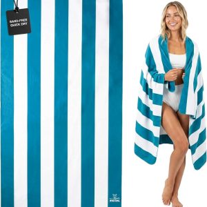 Wise Owl Outfitters Microfiber Beach Towel (7x4 ft) – Extra Large 84"x48", Quick Dry, Lightweight and Sand Free for Adults at the Beach, Pool, Gym, Yoga, or for Travel and Outdoor Use