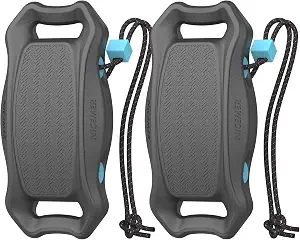 Boat Fenders Easy to Use Bumper for Docking Portable Bumpers with Extra-Long Strap and Integrated Automatic Locking System, Ideal Fender for Pontoon Bass Jon Jet Ski and Fishing Boat (2 Packs