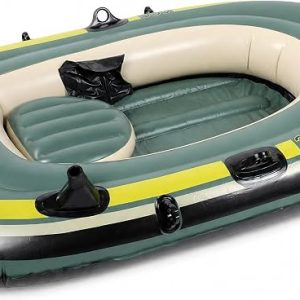 Inflatable Boat Series, 2 Person Raft PVC Fishing Boat, Portable Inflatable Canoe Kayak for Adults and Kids