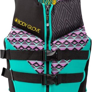 Body Glove Phantom Women's Life Jacket,Neoprene Life Vest, USCG and Transport Canada Approved, Great for Boating, Fishing, Kayaking, Rafting,Paddling