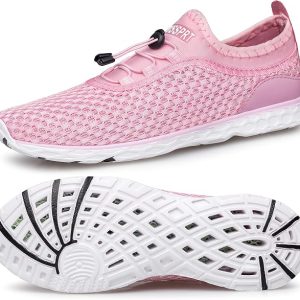 DOUSSPRT Women's Water Shoes Quick Dry for Beach Swim Pool Fishing | Adult Breathable Summer Walk Aqua Sandals for River Athletic Boating Kayaking Diving Sport
